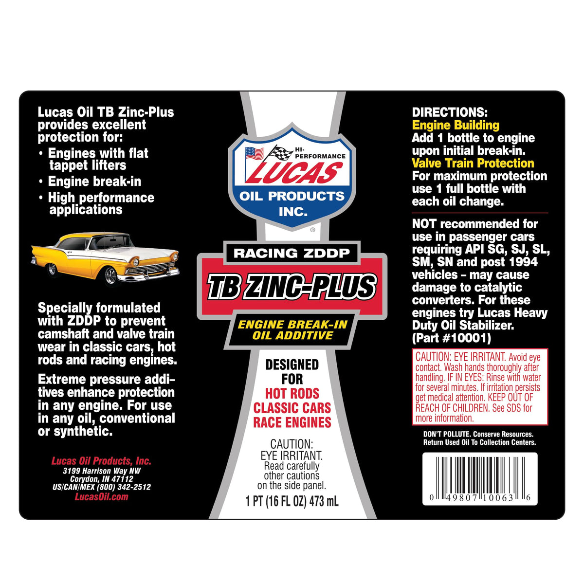 16 Ounce Engine Break in Oil Additive X403