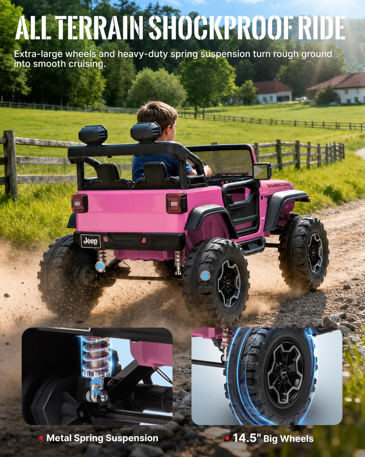 24V 2 Seater Ride on Car with Remote Control K52432