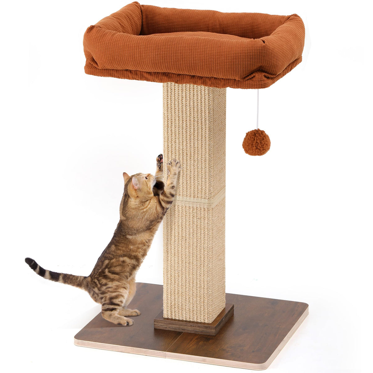 Cat Scratching Post with Perch Y40851