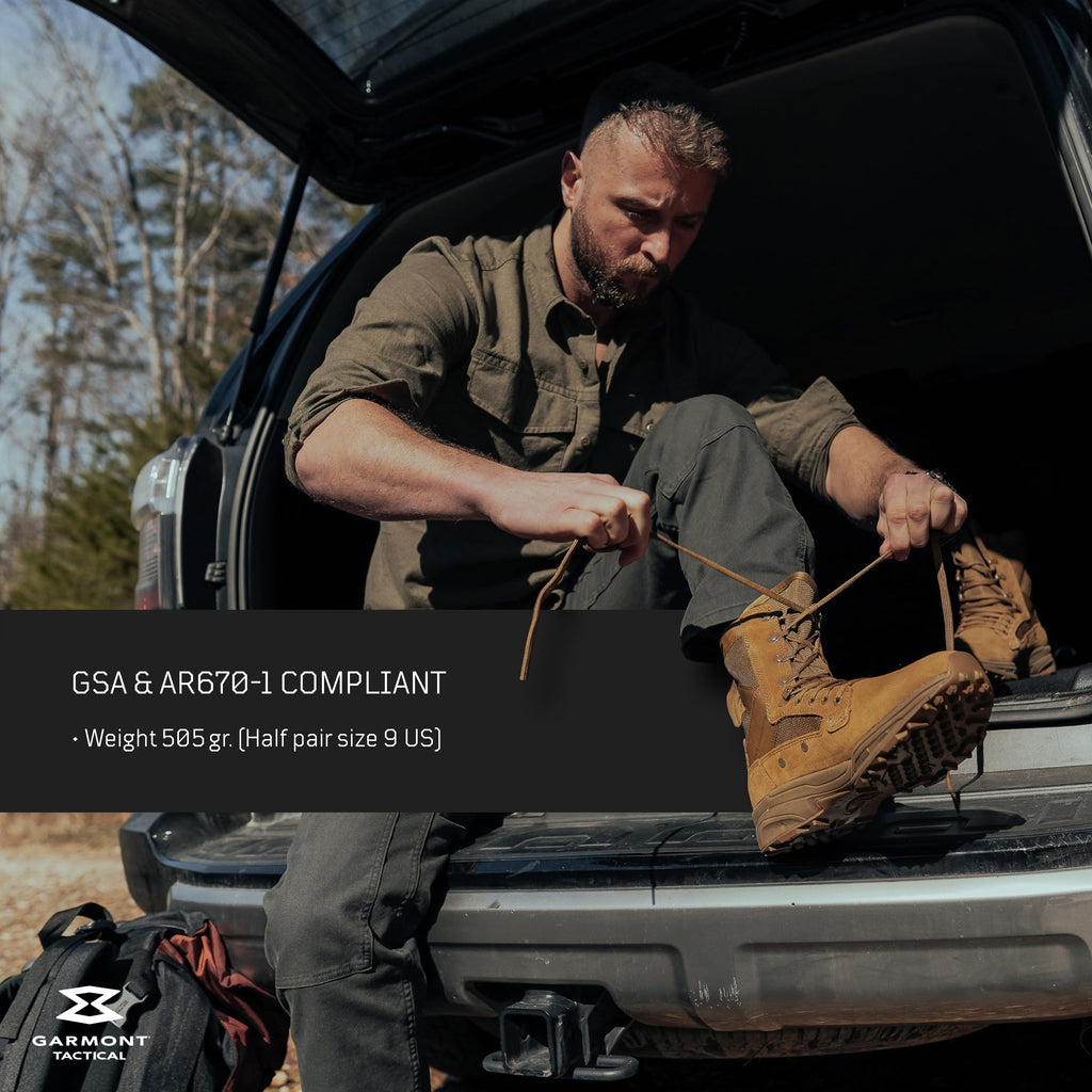 Coyote Suede Combat Boots W885672