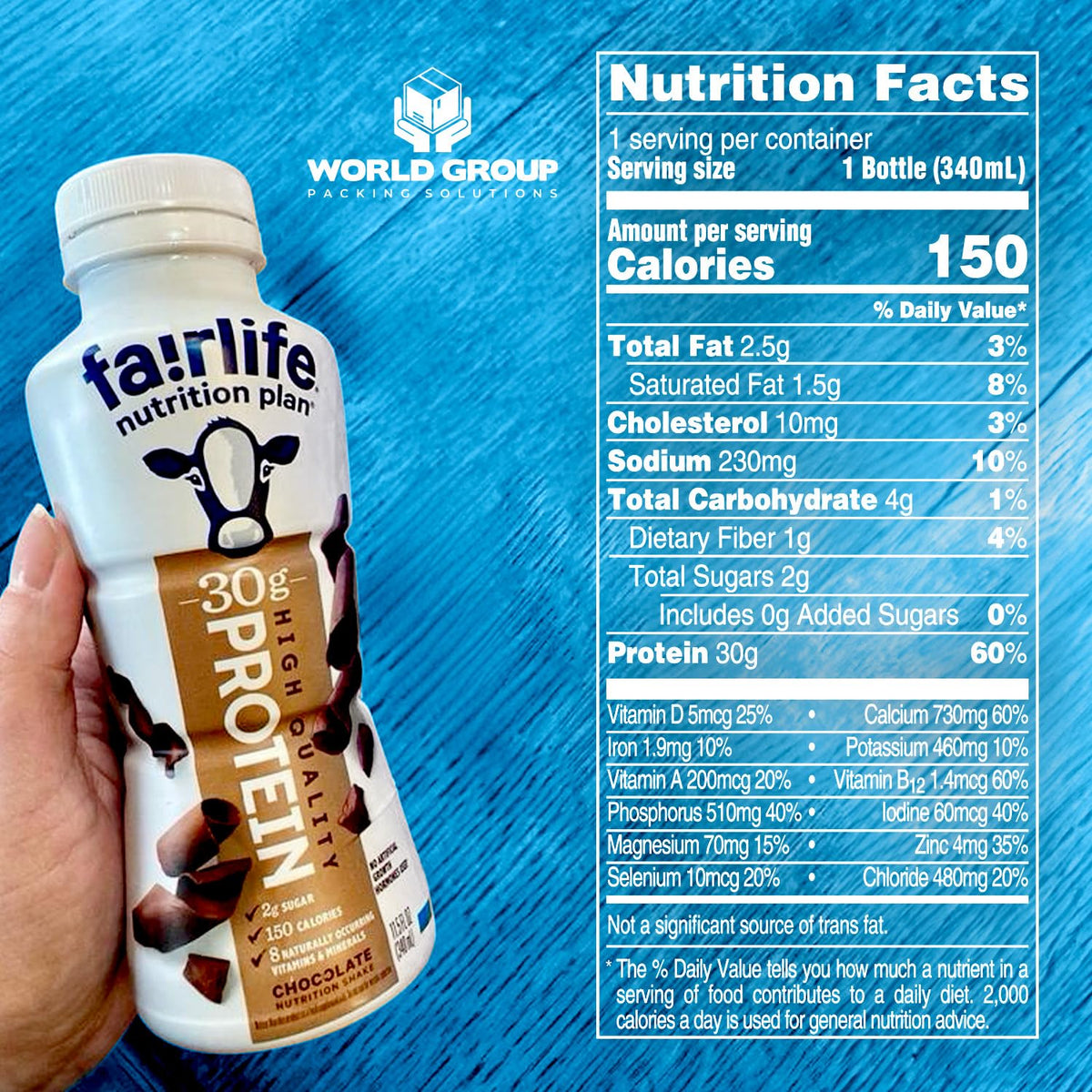 High Protein Chocolate Shake 11.5 Fl Oz (Pack of 12) V2708