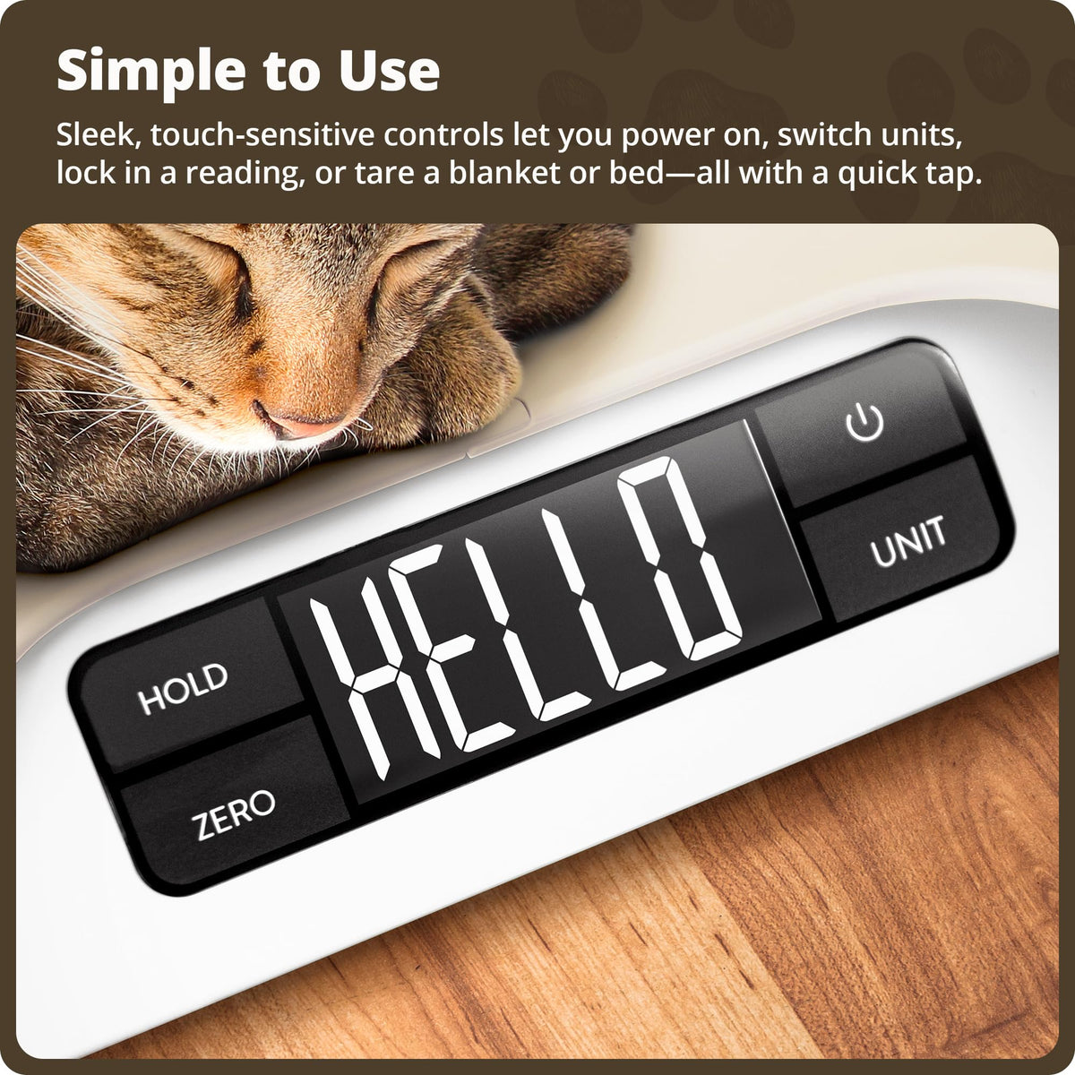 Digital Pet Scale for Cats, Dogs & Small Animals G453469