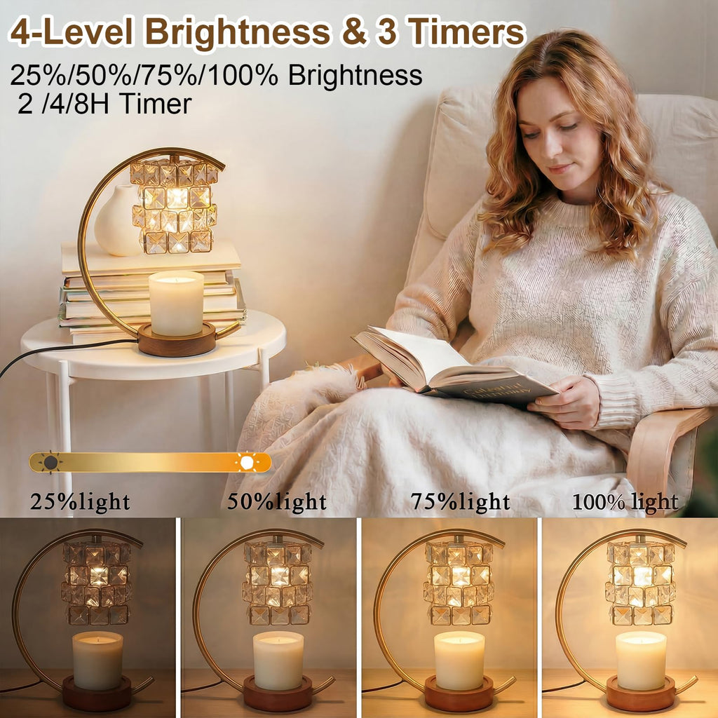 Candle Warmer Lamp with Timer Dimmable Wax Warmer X64125