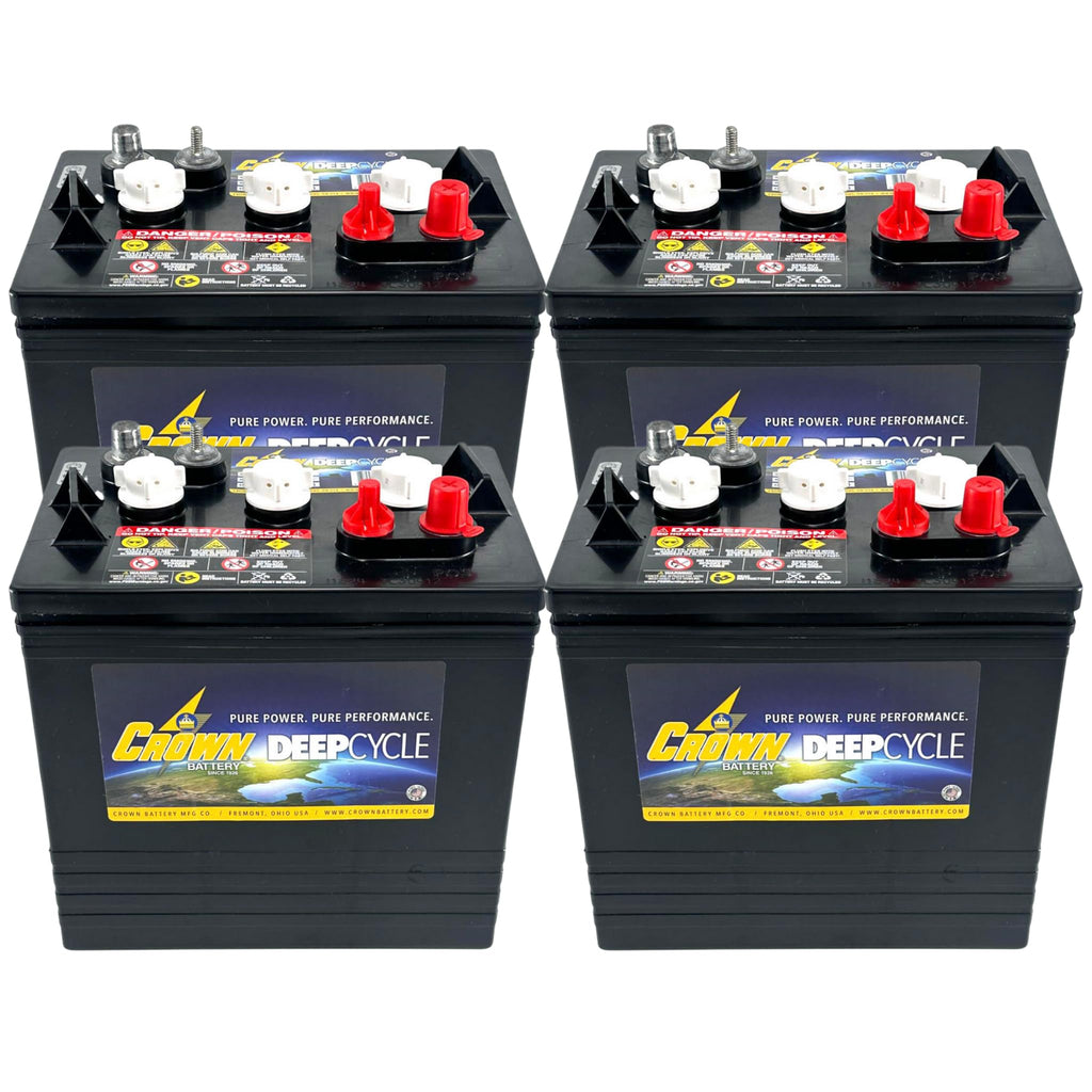 6V 220Ah Deep-Cycle Battery Set of 4 L6359