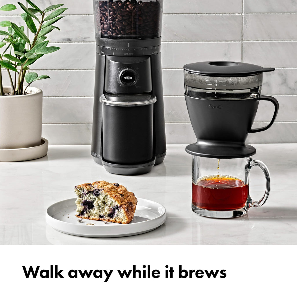 Single Serve Pour-Over Coffee Maker 12 oz Matte Black B95058