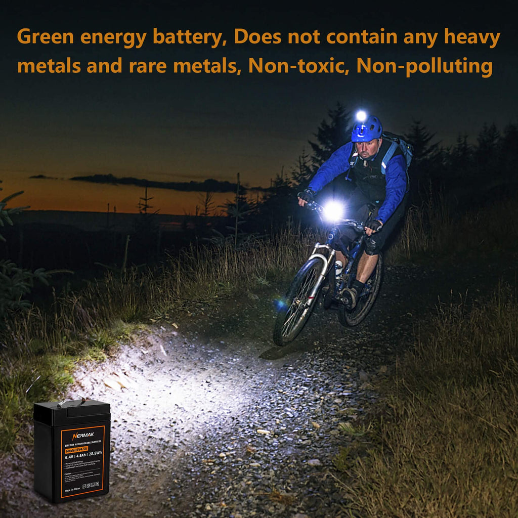 6V 4.5Ah LiFePO4 Battery 2 Pack M8418