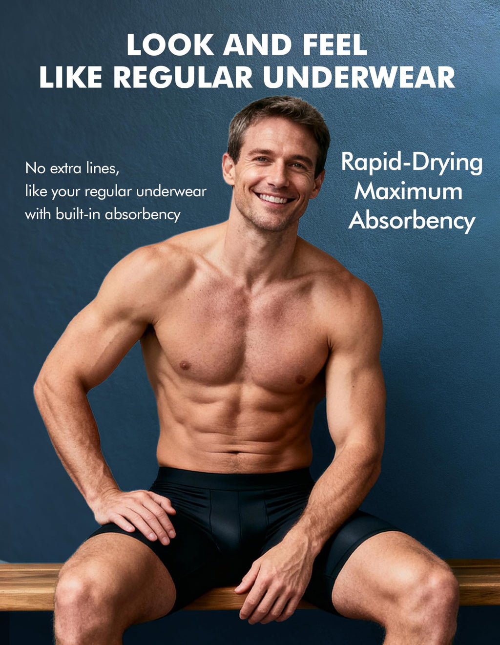 Washable Leak Proof Incontinence Underwear 5 Pack XXL L2705