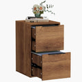 2 Drawer Wood File Cabinet with Hanging Bars R7820