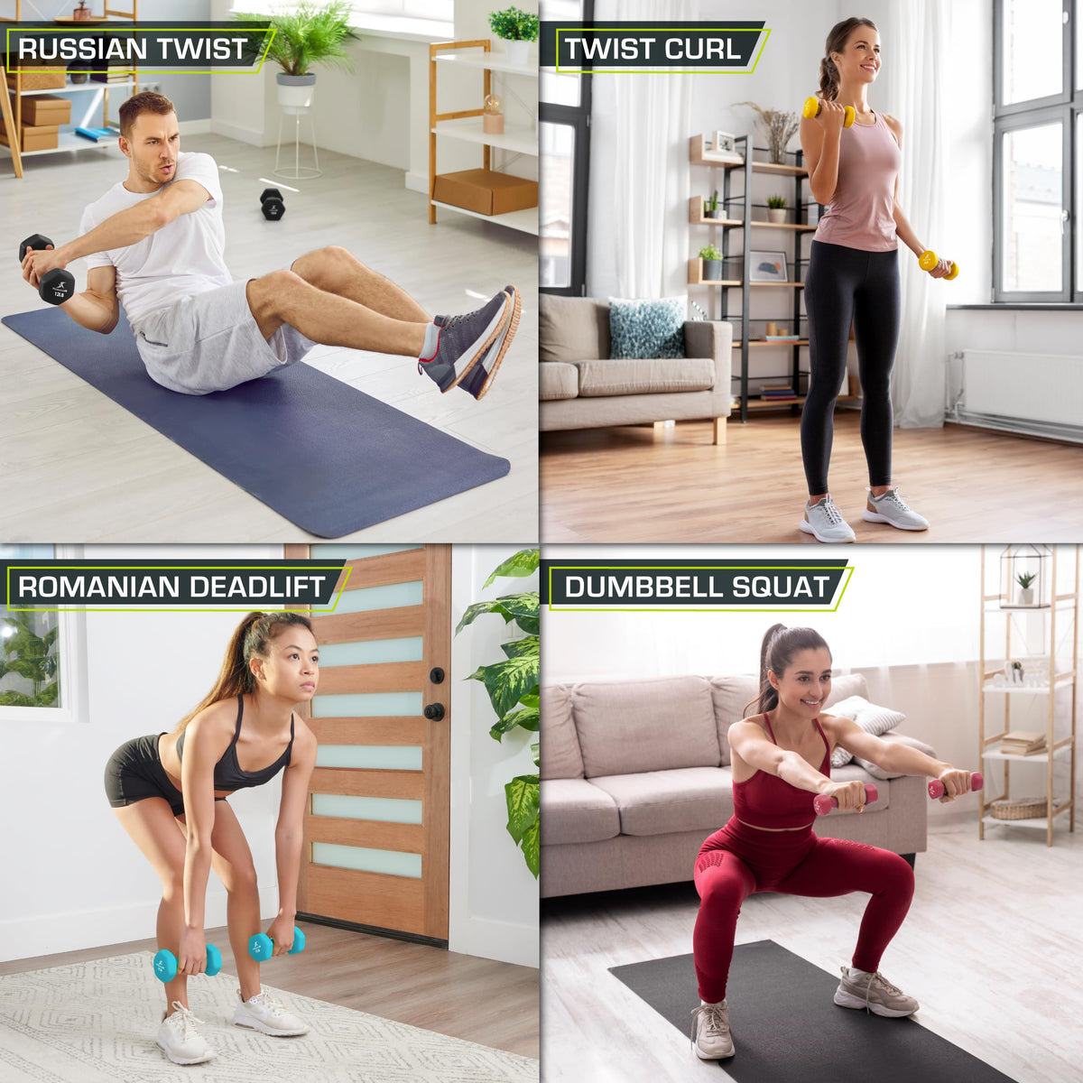 Neoprene Dumbbell Non-Slip Grip V26294