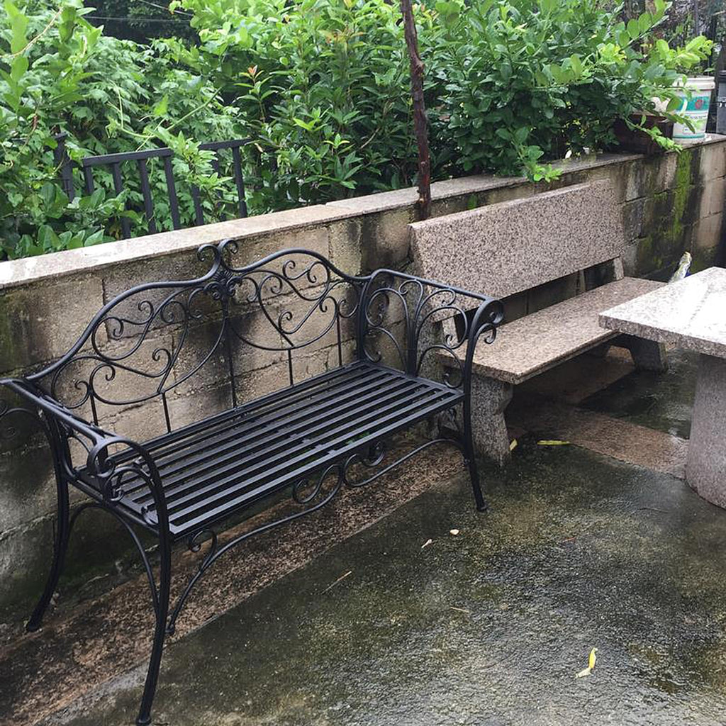 2-Seat Metal Bench F93810