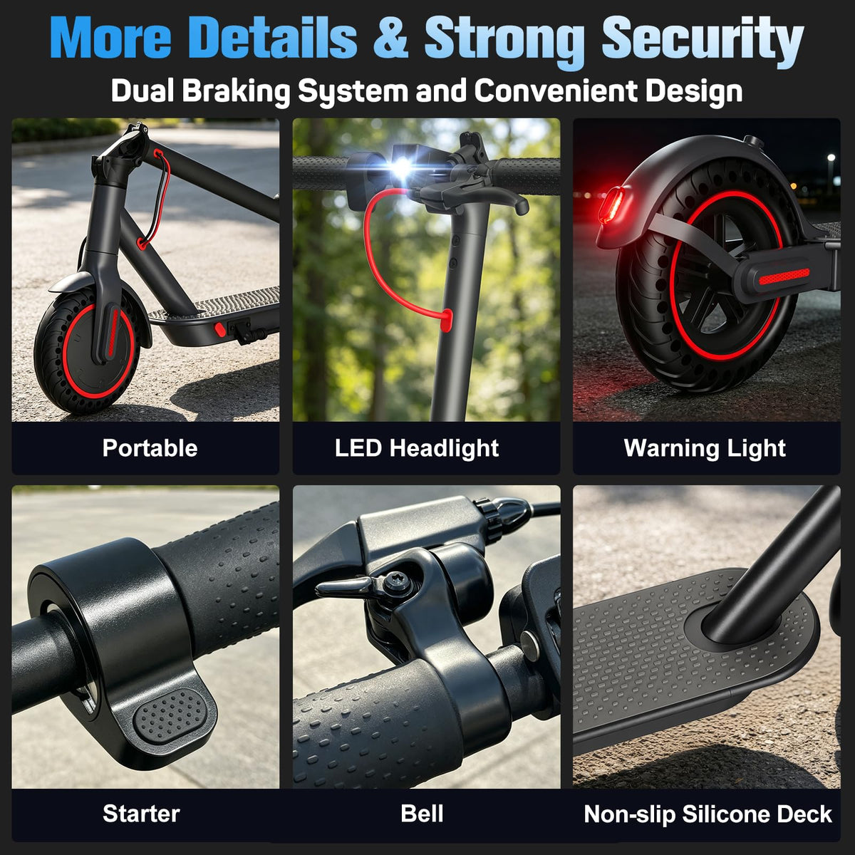 Electric Scooter 500W Motor 8.5'' Tire D9408