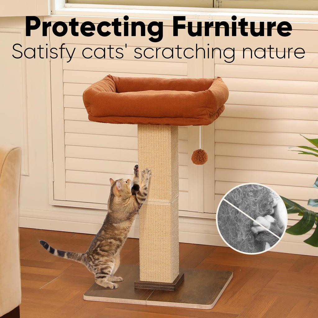 Cat Scratching Post with Perch Y40851