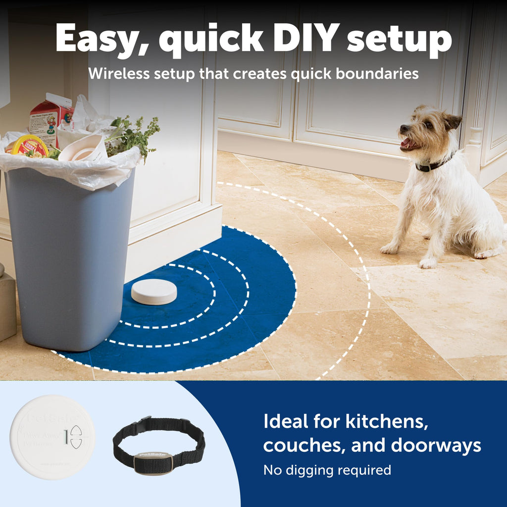 Indoor Wireless Pet Barrier with Receiver Collar X1707