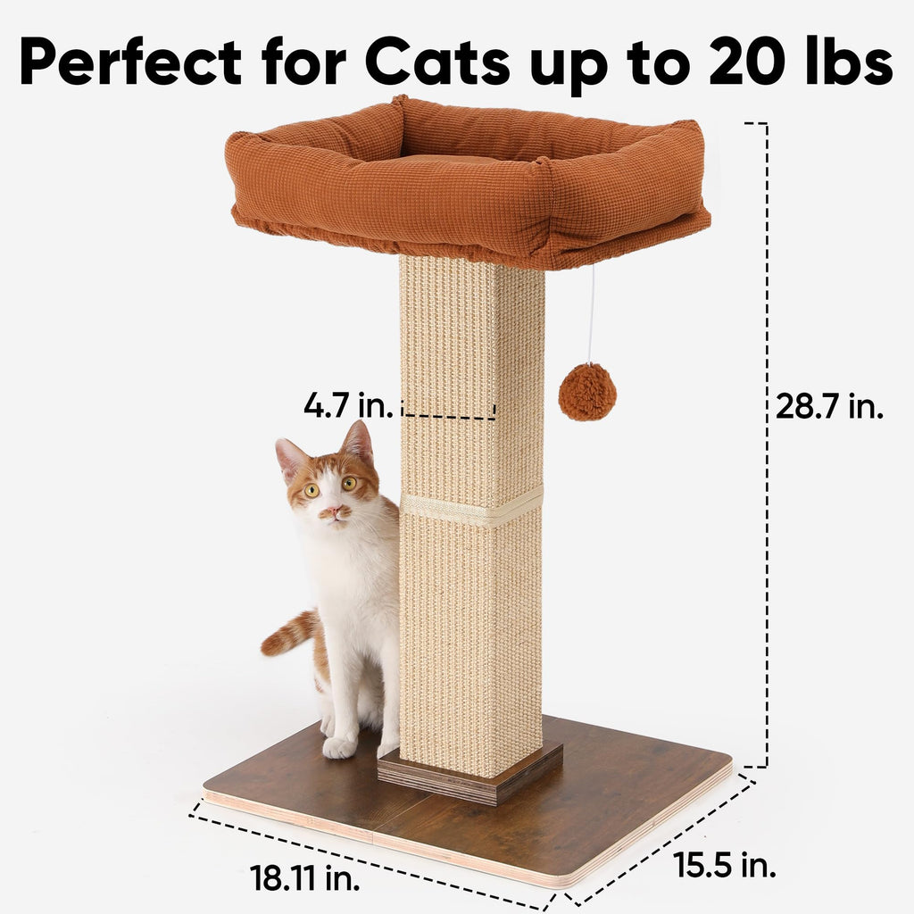 Cat Scratching Post with Perch Y40851