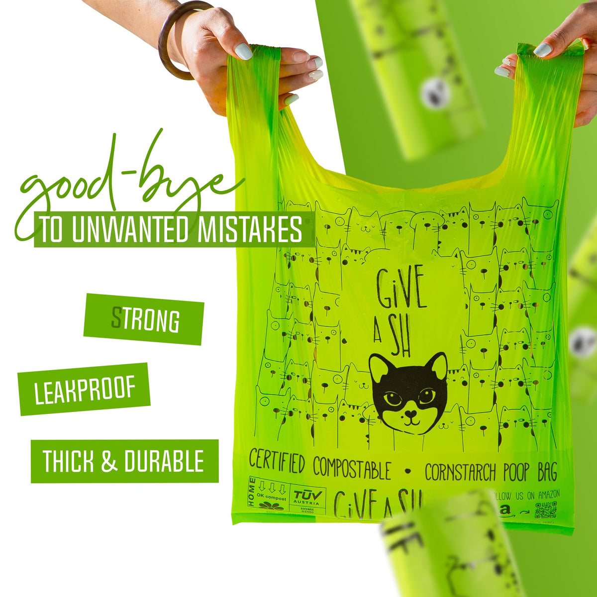 Compostable Cat Litter Bags XL 30 Count T567