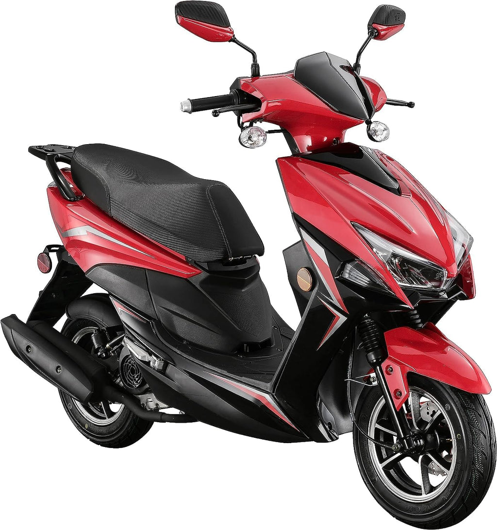 150cc Gas Automatic Scooter Moped with 10" Aluminum Wheels C8707