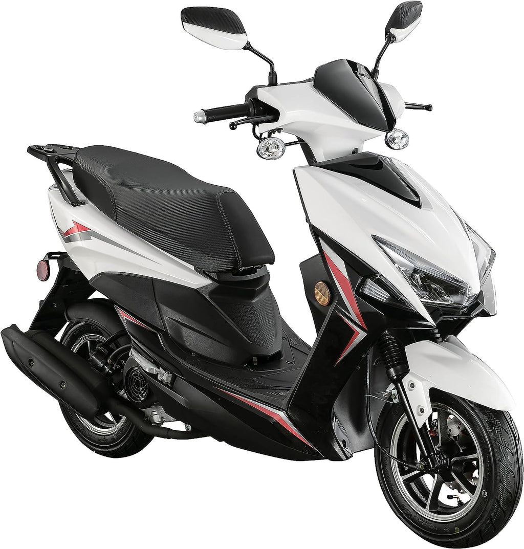 150cc Gas Automatic Scooter Moped with 10" Aluminum Wheels C8707