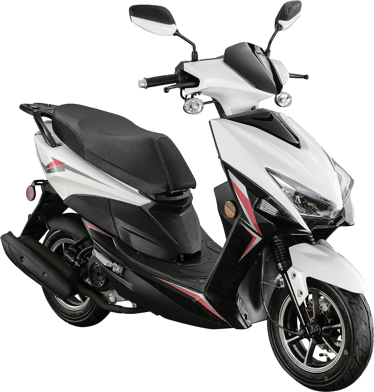 150cc Gas Automatic Scooter Moped with 10" Aluminum Wheels C8707