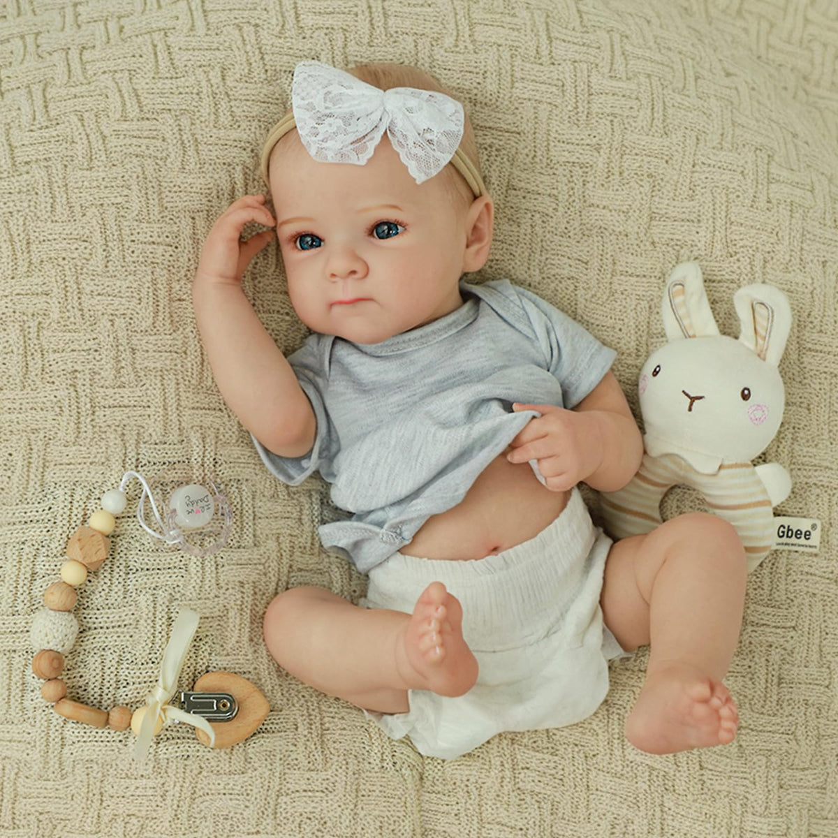 20 Inch Lifelike Full Vinyl Body Girl Baby Dolls A18110