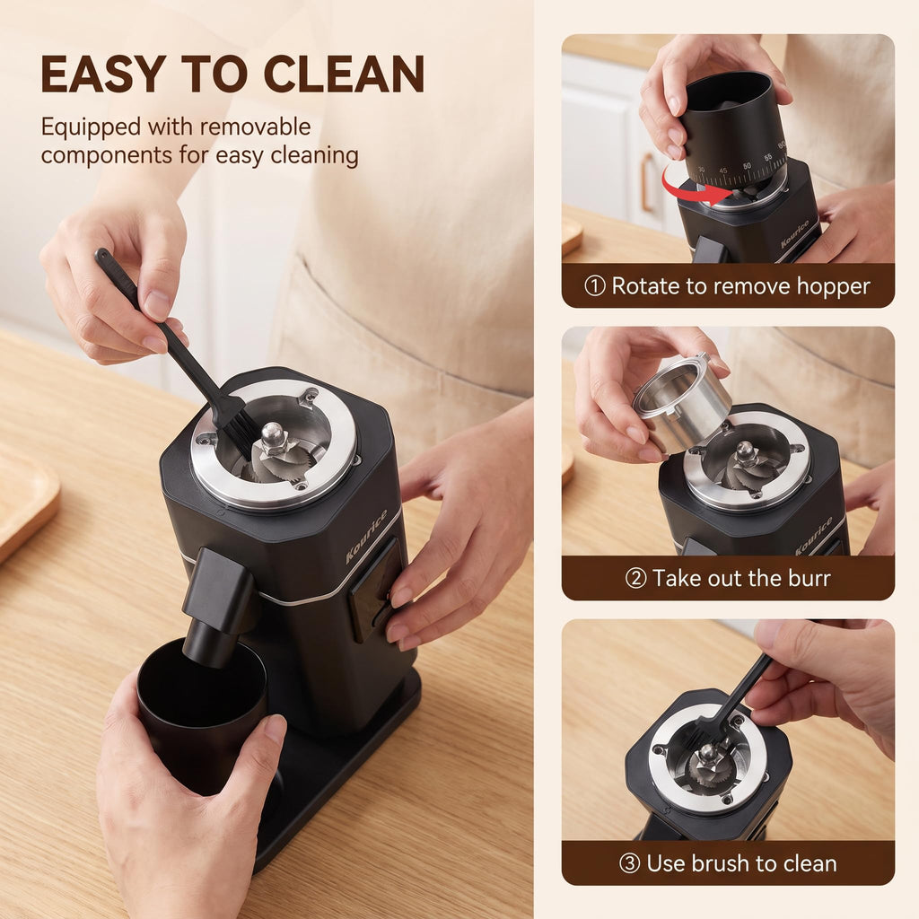 Electric Burr Coffee Grinder with 75 Settings P68400