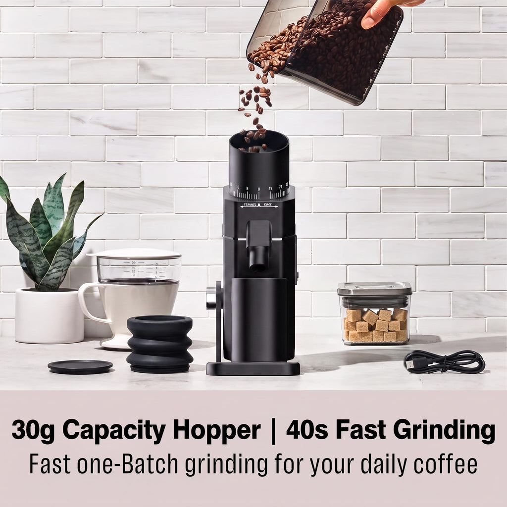 Electric Burr Coffee Grinder with 75 Settings P68400
