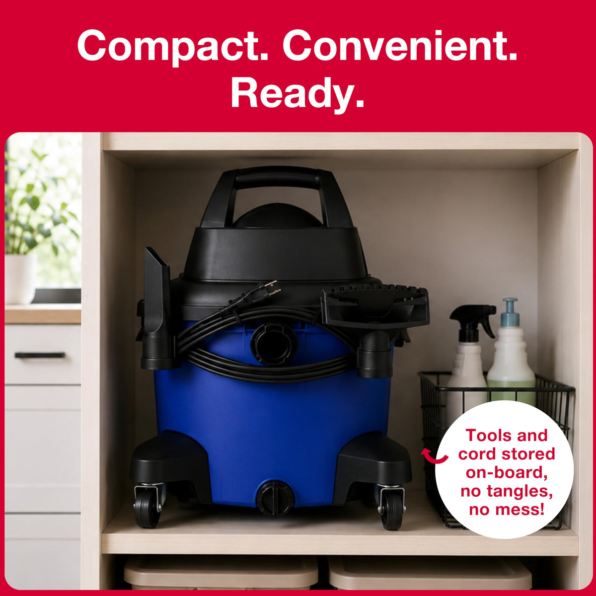 16 Gallon Wet Dry Vacuum Cleaner I92370