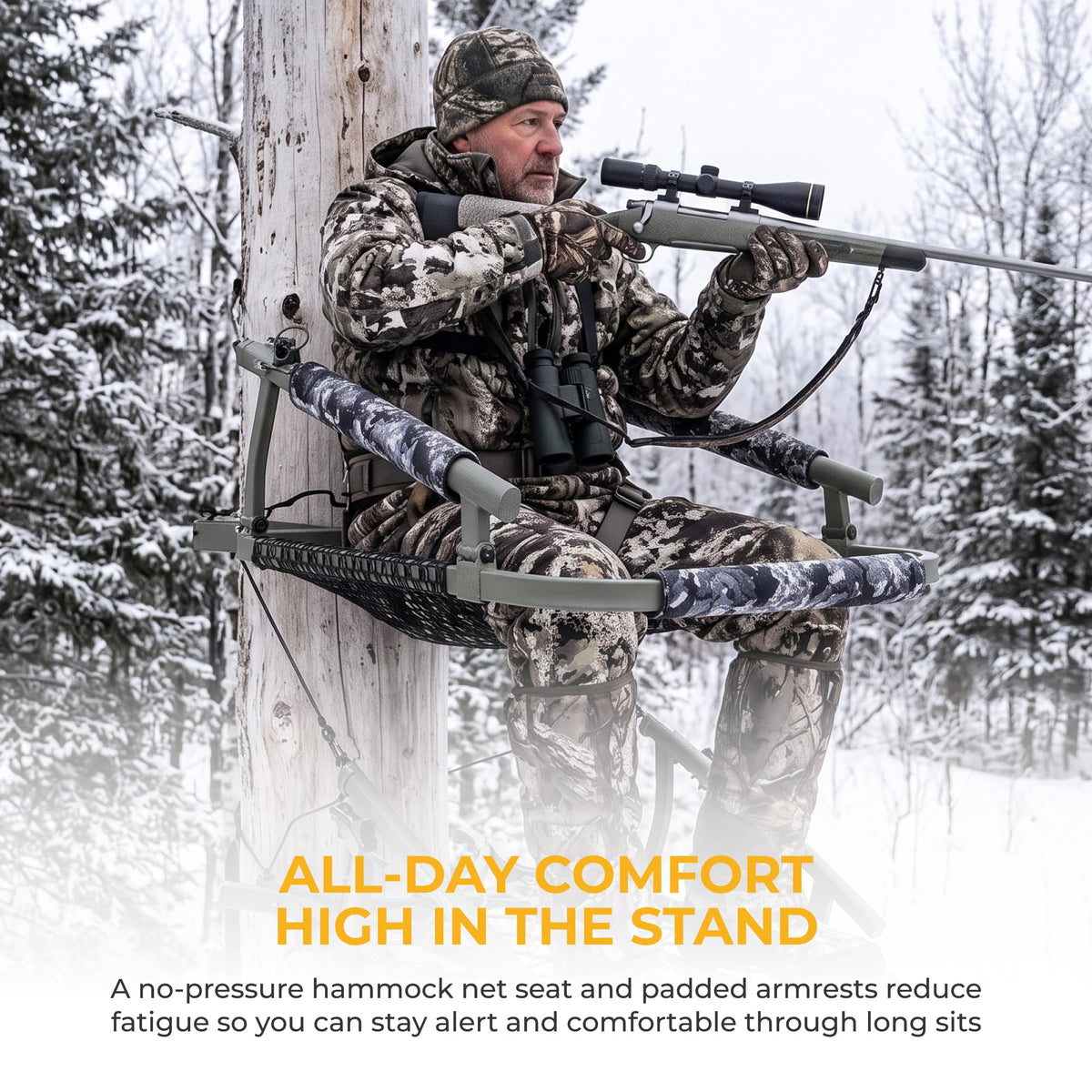 Tree Stand with Memory Foam Seat D58306