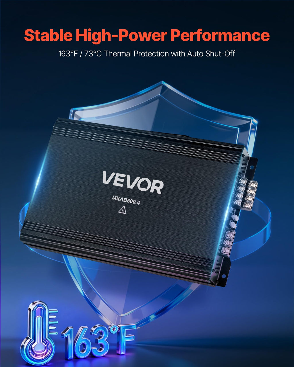 4 Channel Bridgeable Class A/B Car Audio Amplifier X42186