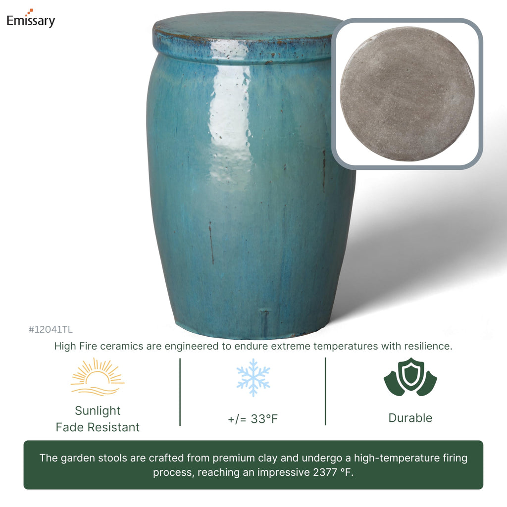 Teal Stool D73801