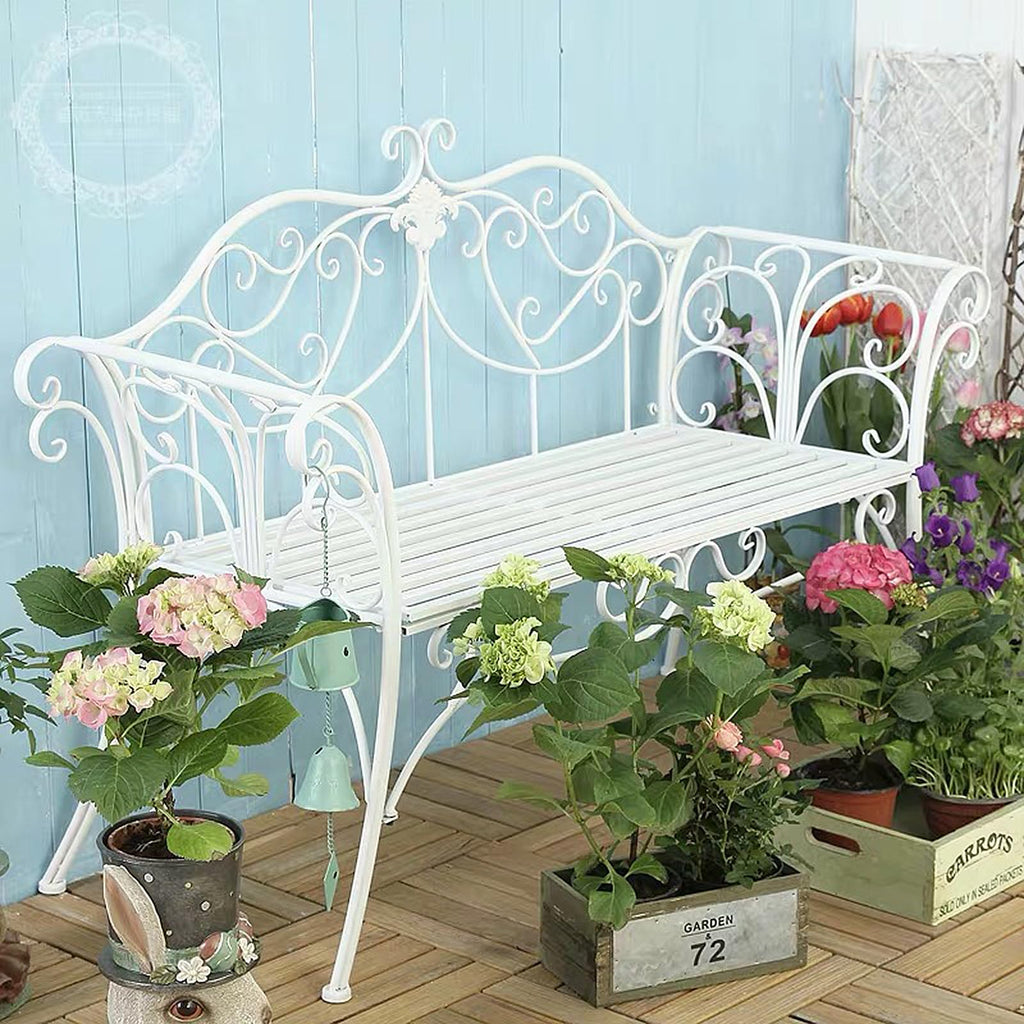2-Seat Metal Bench F93810