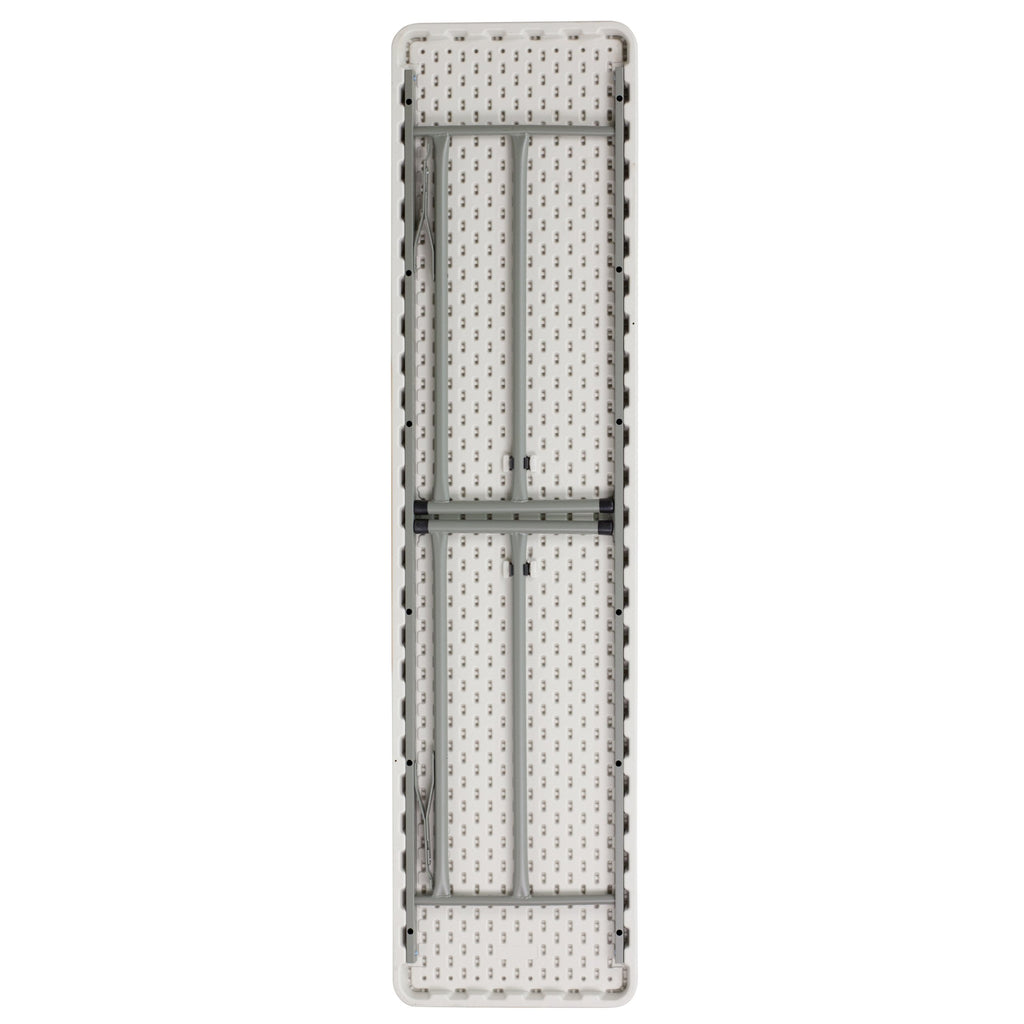 15 Pack 6-Foot Granite White Plastic Folding Table P508170