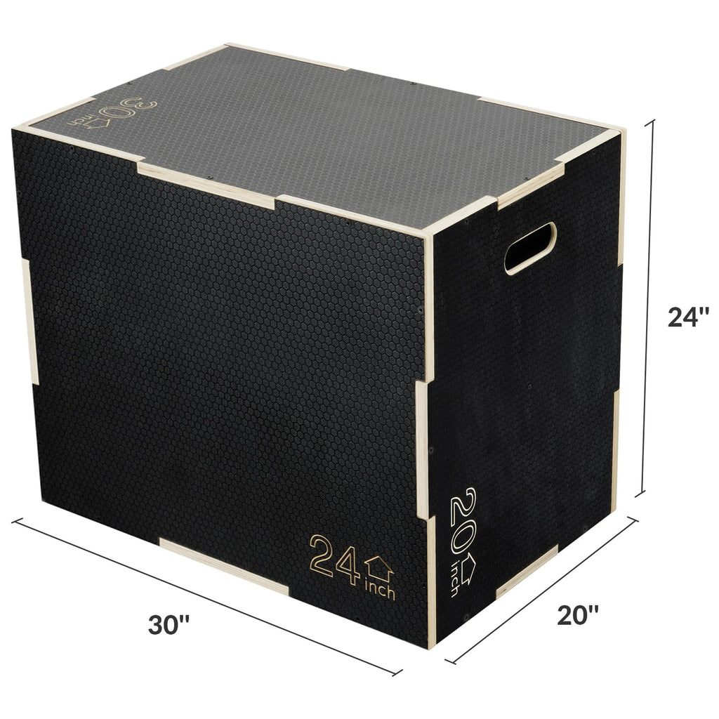 3 in 1 Non-Slip Wooden Plyo Box I93744