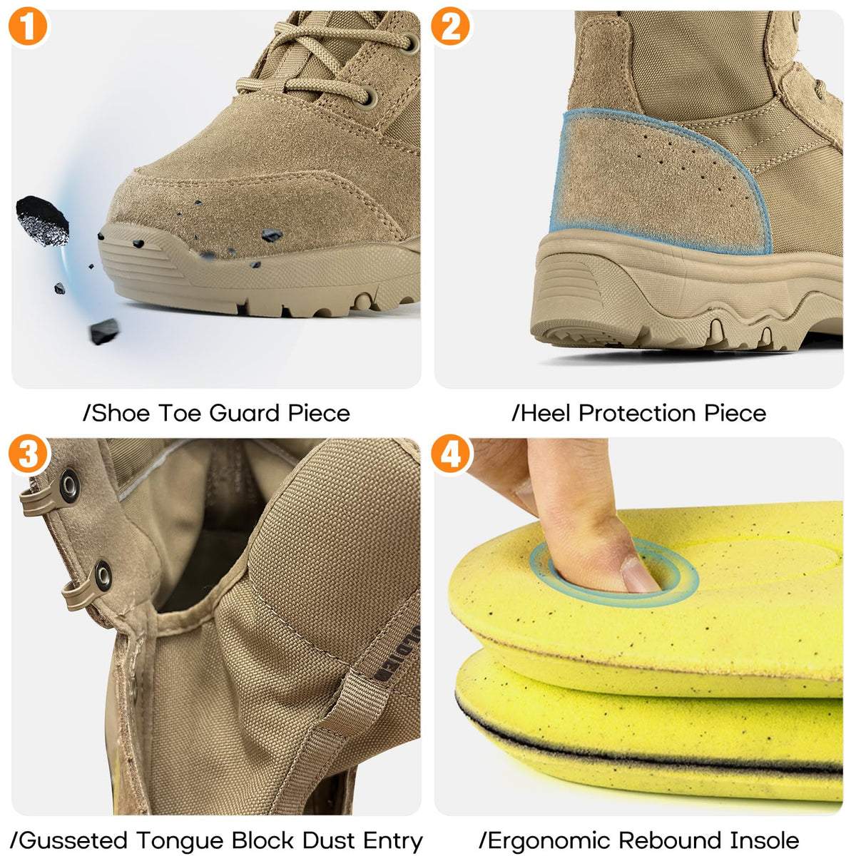 Lightweight Tactical Hiking Work Boots N853