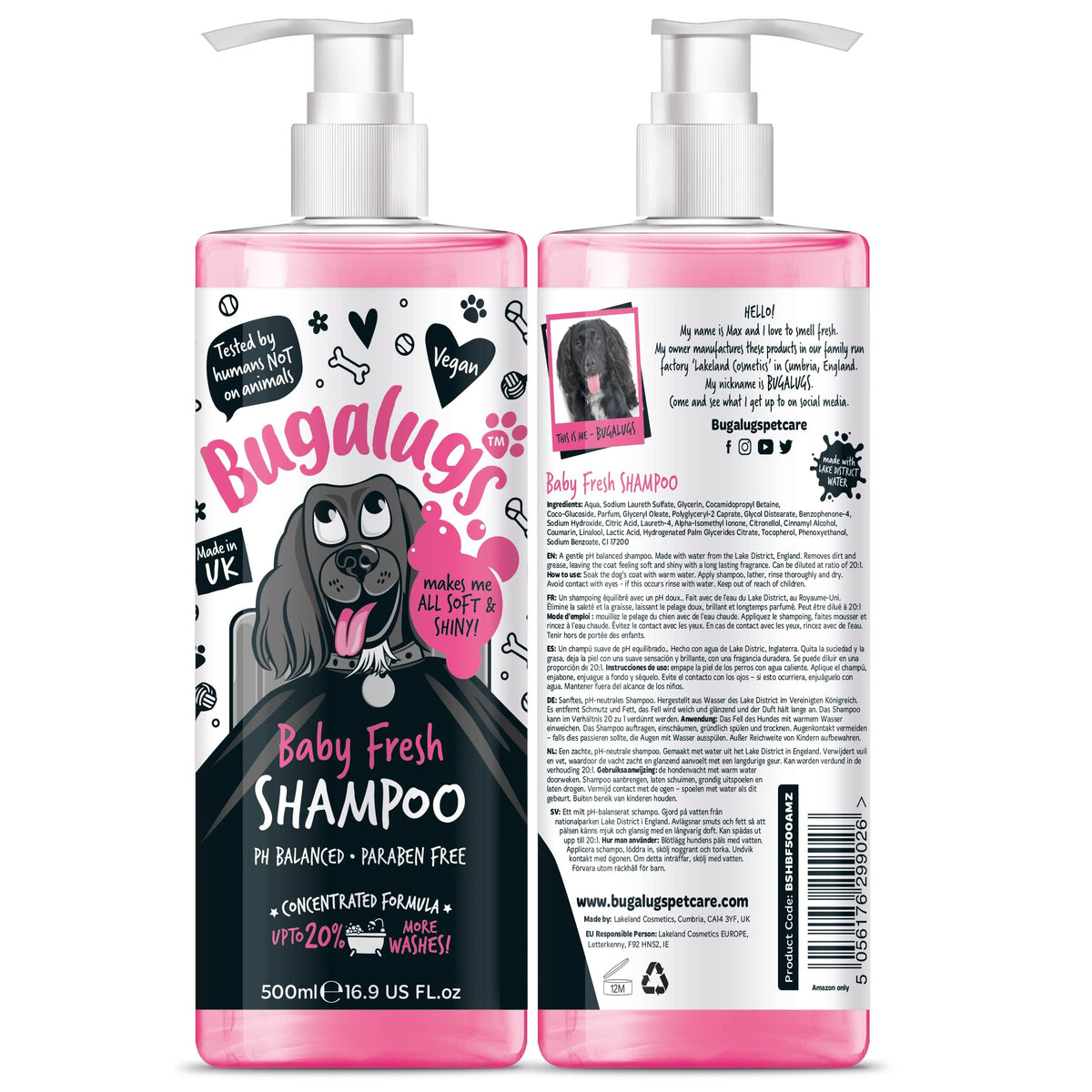 Baby Powder Scent Dog Shampoo 16.85 FL Oz O94772