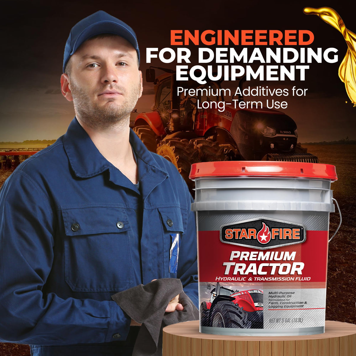 Tractor Hydraulic & Transmission Fluid 5 Gallon Pail L7968
