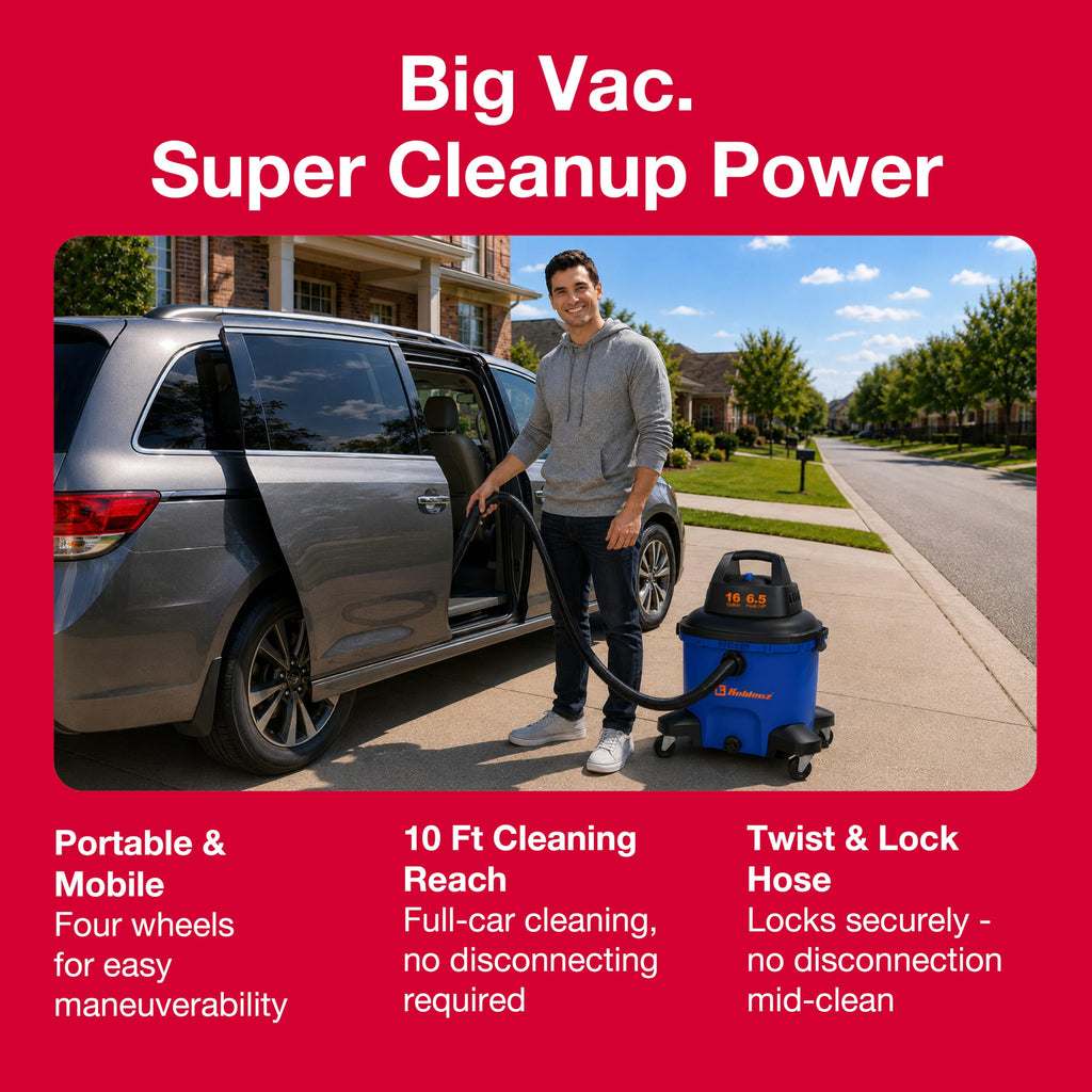 16 Gallon Wet Dry Vacuum Cleaner I92370