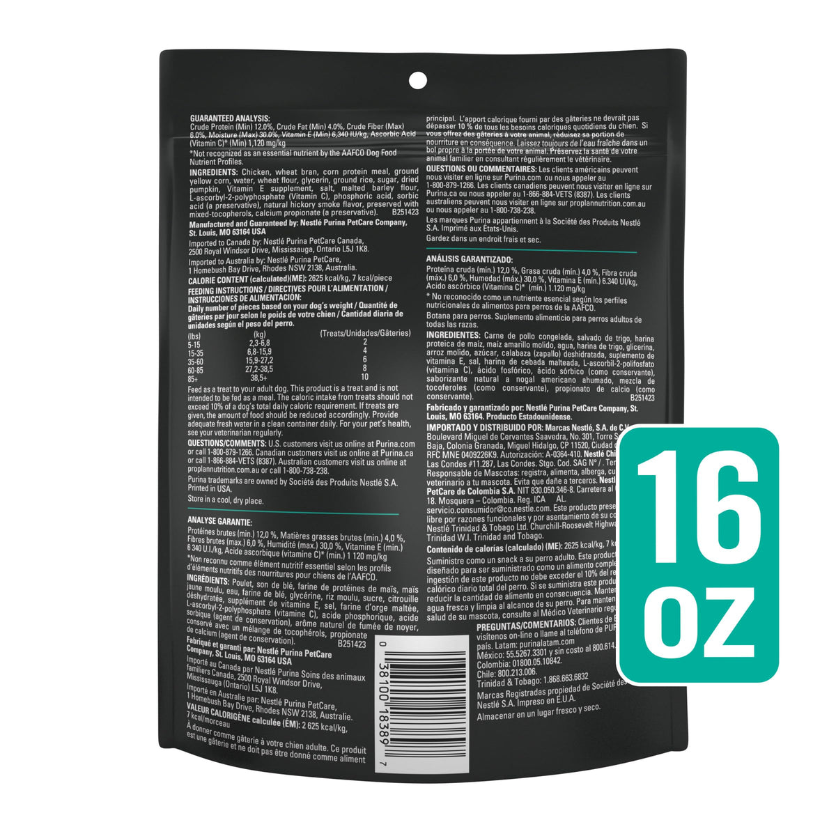 Dog Treats 16 oz Z59334