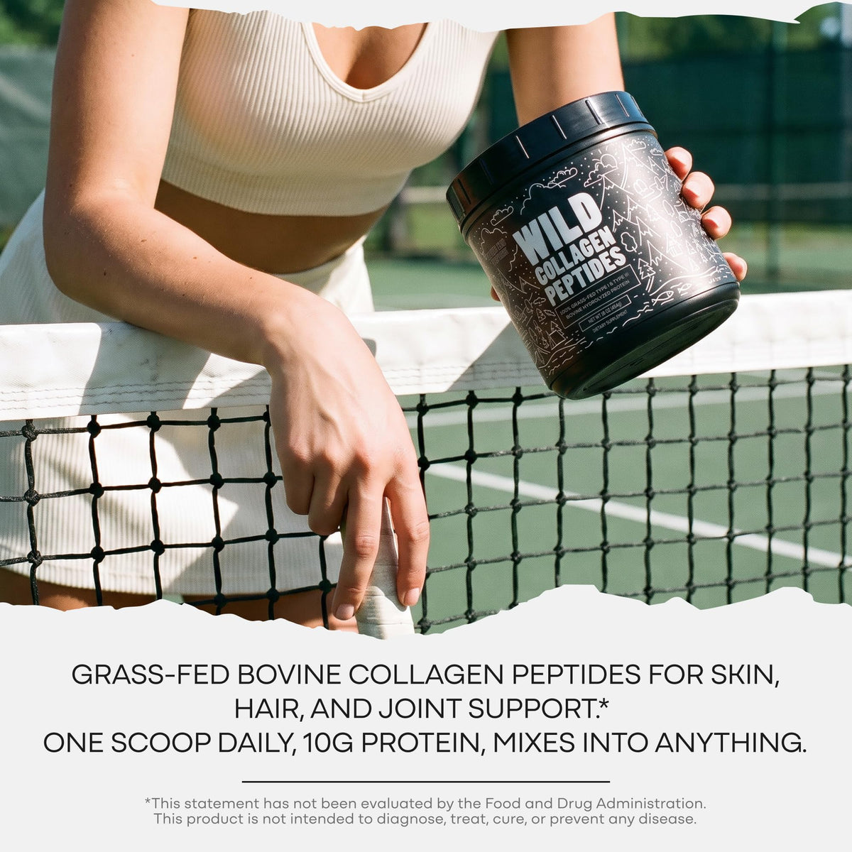 Collagen Peptides Powder Grass-Fed Hydrolyzed 16oz T7054