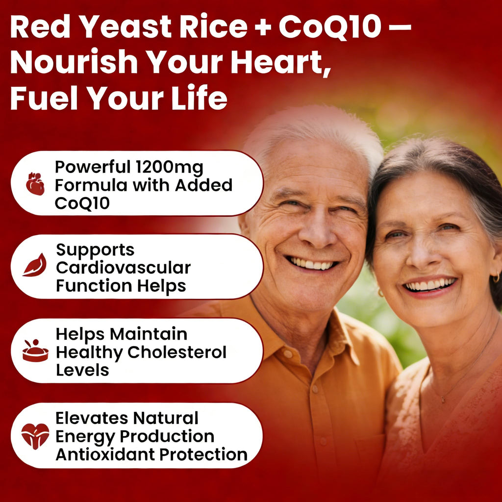 1200mg Red Yeast Rice 120 Capsules L2145