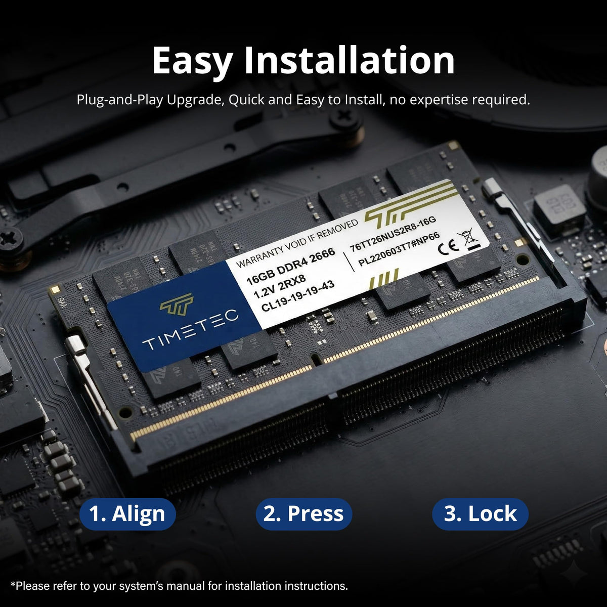 32GB Kit DDR4 2666MHz SODIMM Laptop RAM W312461