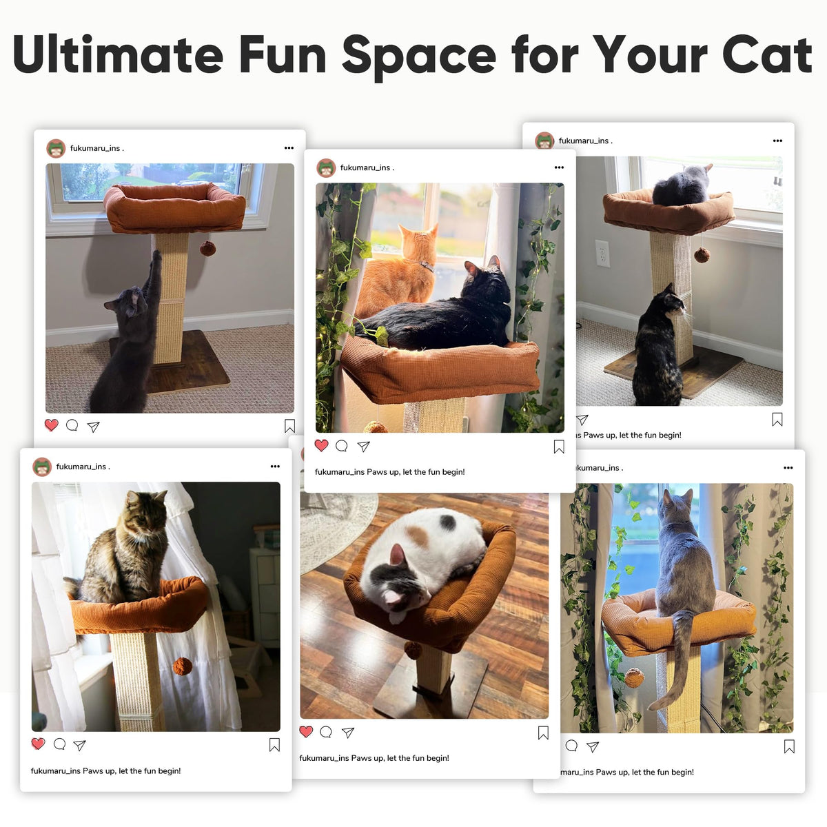 Cat Scratching Post with Perch Y40851