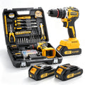3/8" Brushless Compact Drill Tool Set with Drill Bit and Sockets X39149