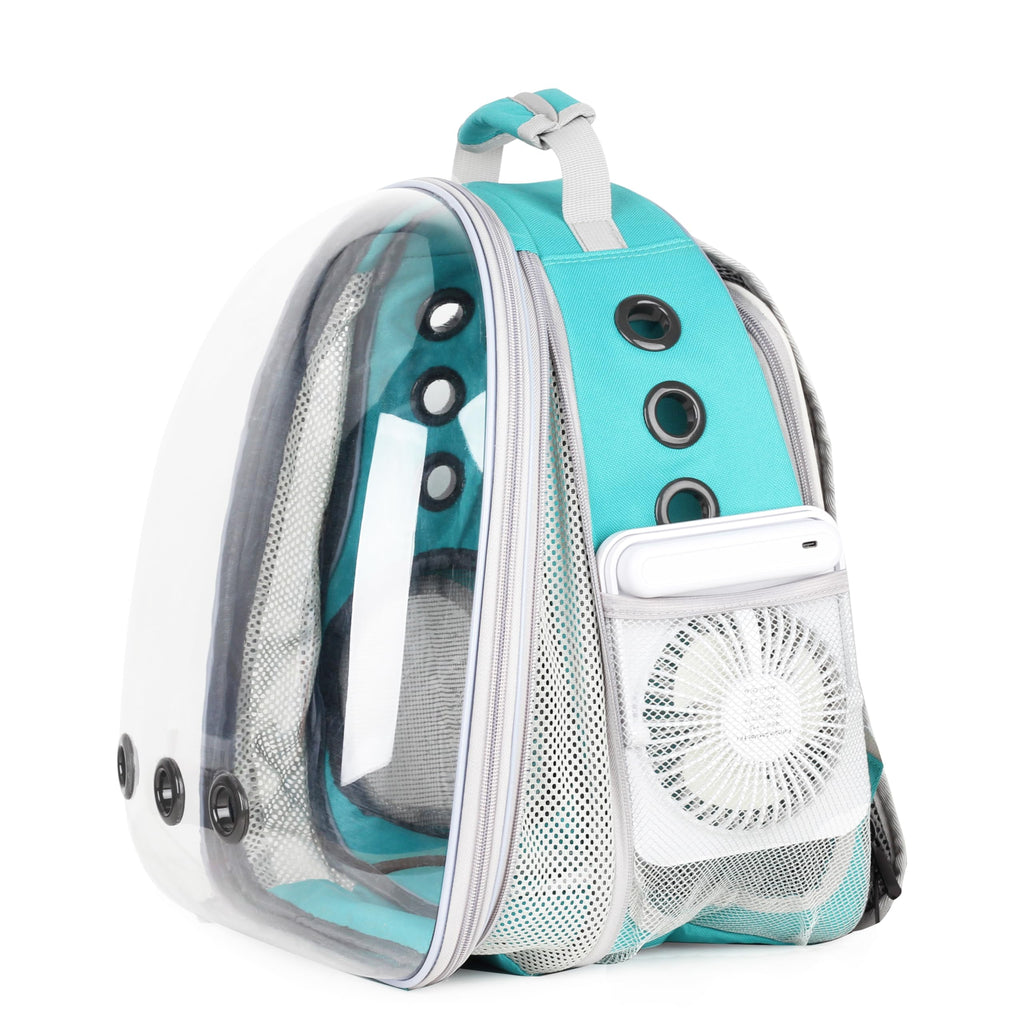 Expandable Cat Backpack with Mini Fan M9553