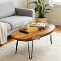 Live Edge Natural Wood Coffee Table H239