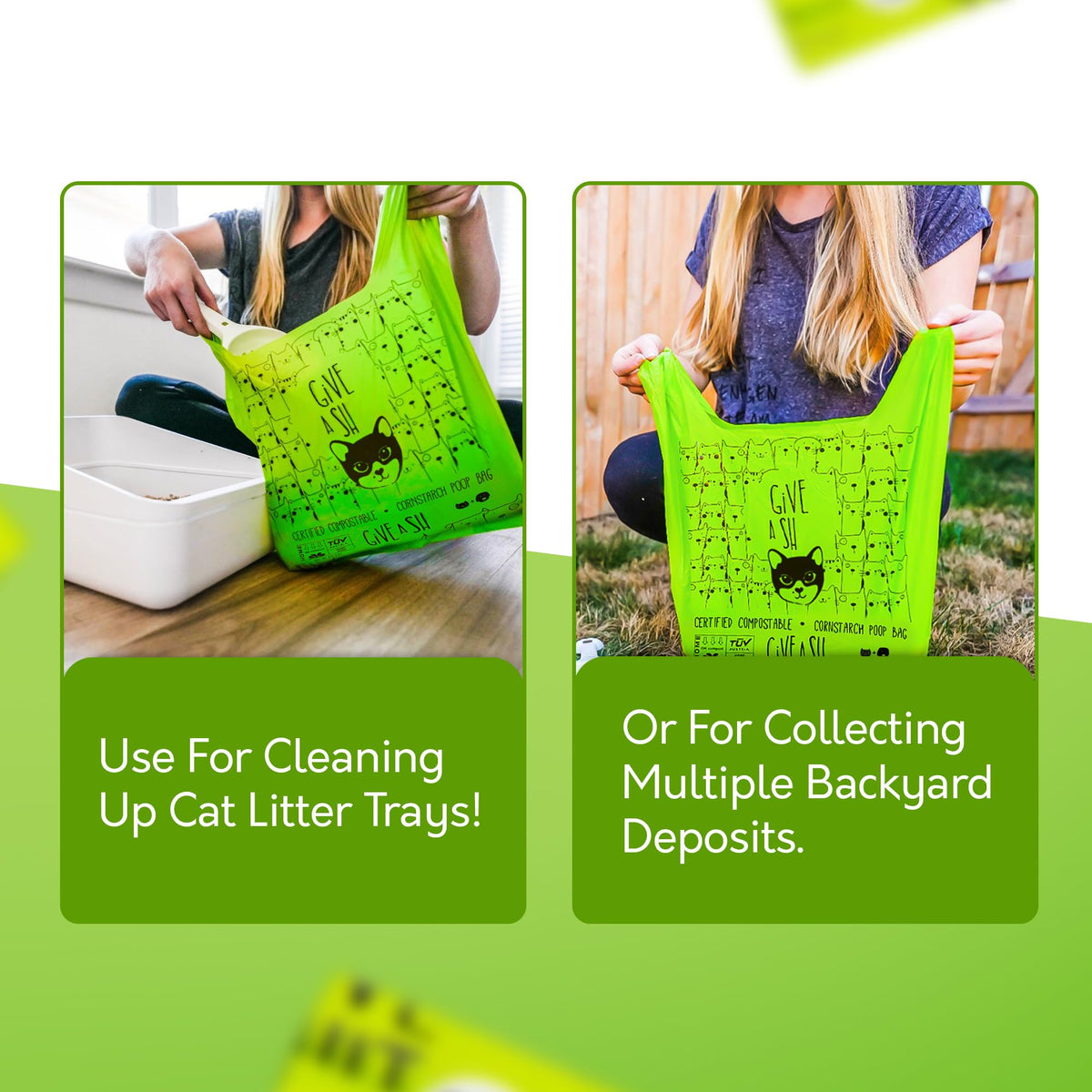 Compostable Cat Litter Bags XL 30 Count T567