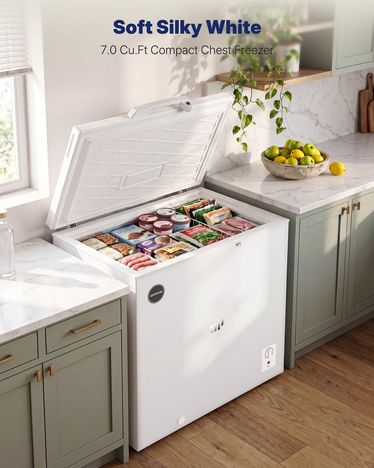 7.0 Cu.Ft Silky White Chest Freezer F327765