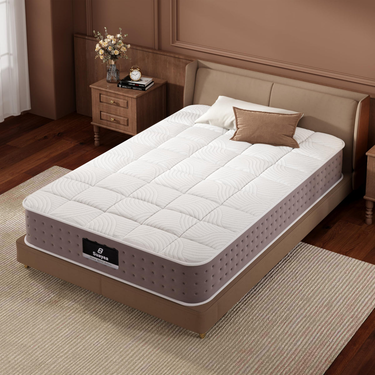 8 Inch Medium Firm Twin XL Hybrid Mattress B74909