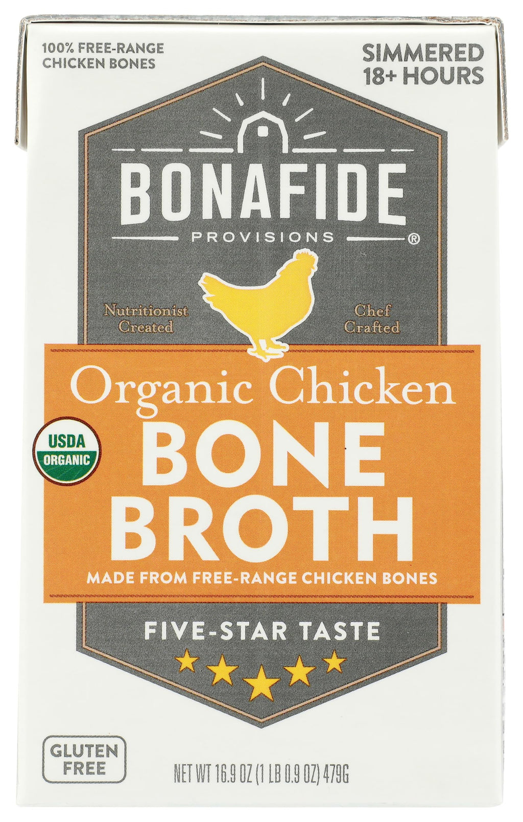 Organic Chicken Bone Broth 16.9 Ounce F403429