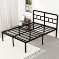 18 Inch Metal Queen Bed Frame with Headboard W792
