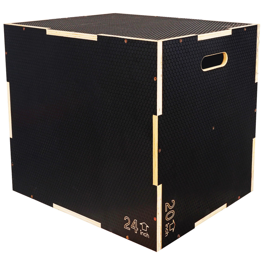 3 in 1 Non-Slip Wooden Plyo Box I93744